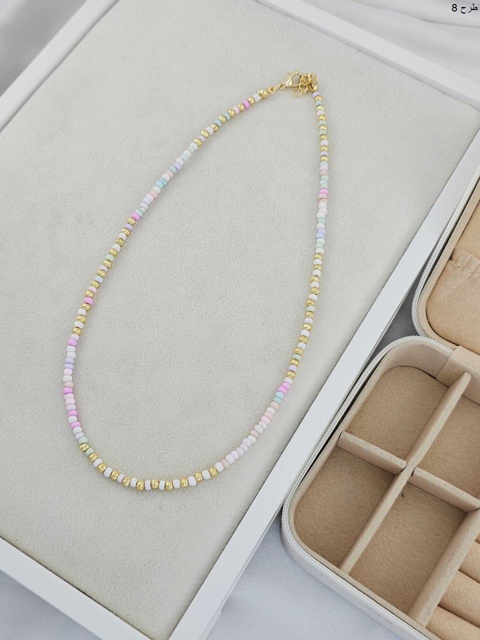 گردنبند فیمو تک رج